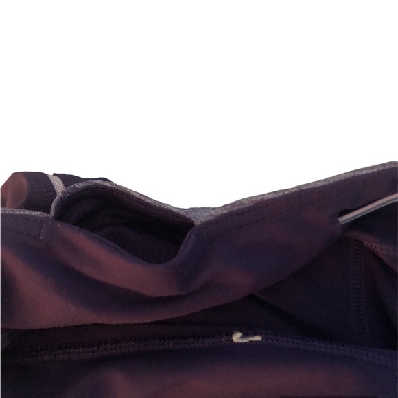 Lululemon Athletics Size 6 Running Crops purple with reflective strips - Picture 16 of 16